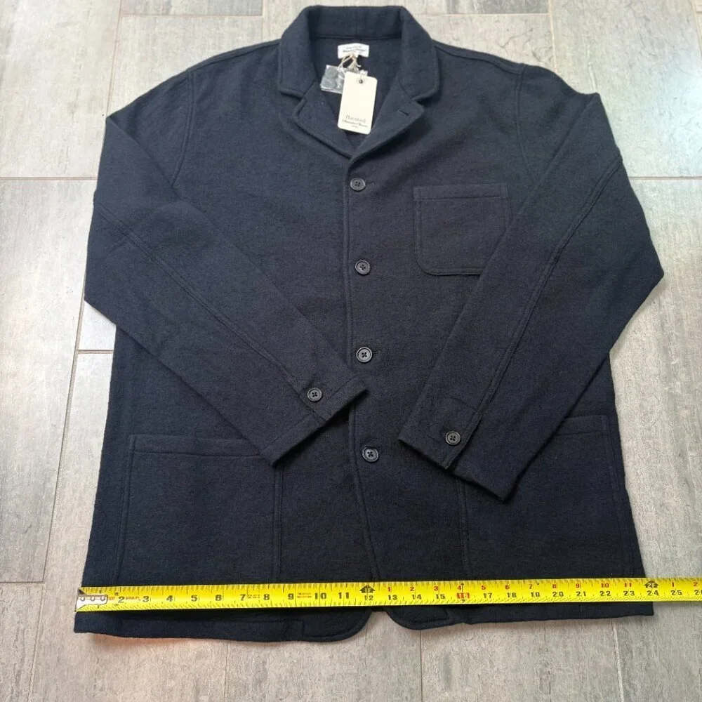 Hartford Alternative Classics Wool Jacket Blazer Coat Navy Blue XXL NWT